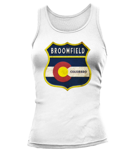 Broomfield Colorado crest design Tank top Woman