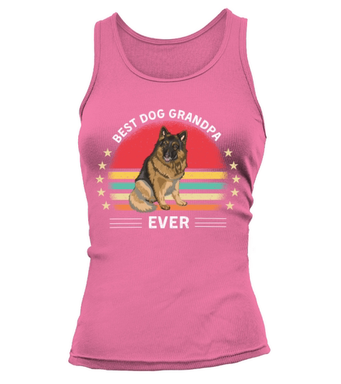 Funny German Shepherd Dog best dog grandpa ever Tank top Woman