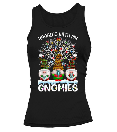 Hanging With My Gnomies Nordic Santa Gnome Christm Tank top Woman