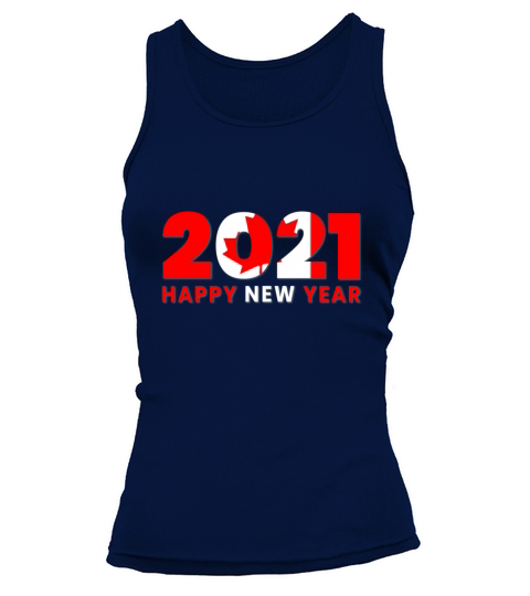 Happy new year canada Tank top Woman