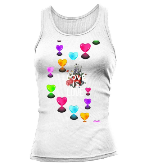 Happy valentine Day love is love369 Tank top Woman