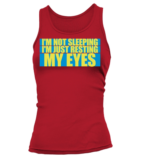 im not sleeping quote Tank top Woman