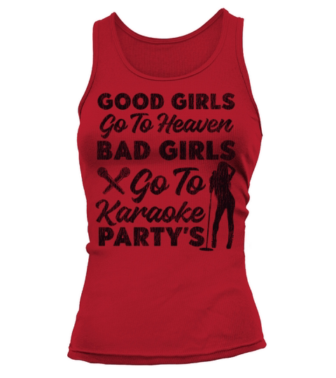 Karaoke Singer Vintage Good Girls Tank top Woman