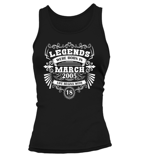 March 2005 Birthday Vintage Legend Tank top Woman