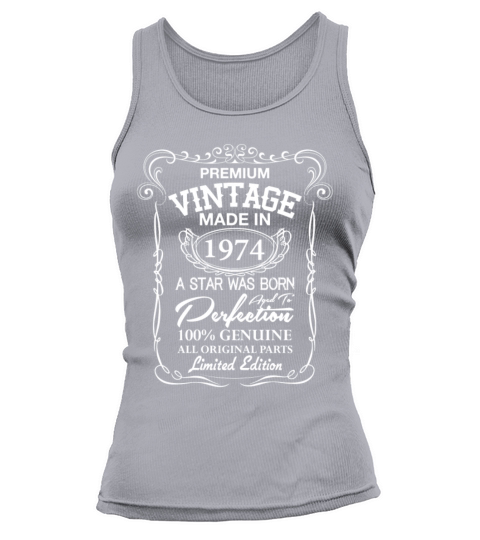 Premium Vintage 1974 Tank top Woman