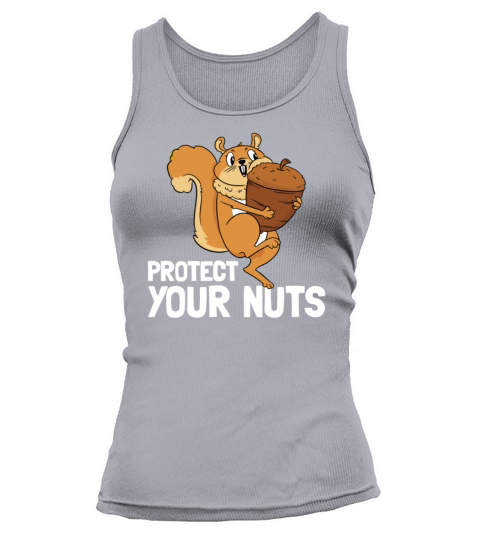 Protect Your Nuts Deez Nuts Mens Funny Squirrelfu Tank top Woman