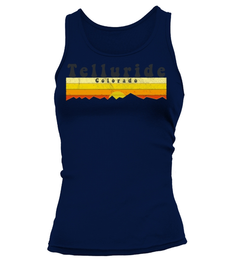 Retro Vintage Telluride Colorado Tank top Woman