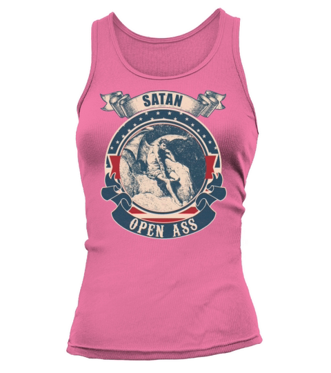 Satan open ass vintage Tank top Woman