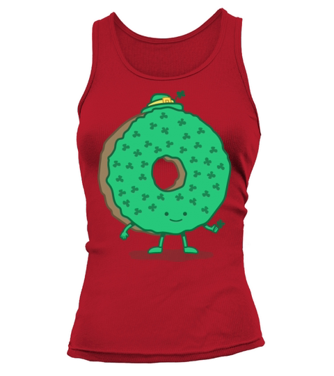 St Patricks Day Donut Tank top Woman