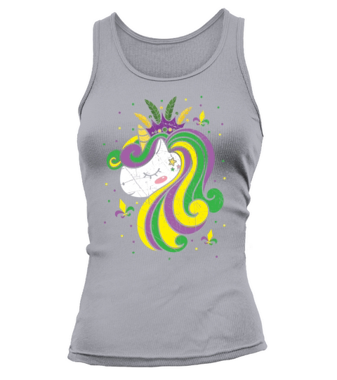Unicorn Lover Mardi Gras New Orleans Louisiana Tank top Woman
