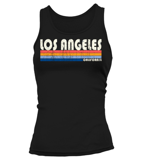 Vintage 70S 80S Style Los Angeles Ca Tank top Woman