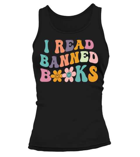 Vintage Readers I Read Banned Books Reading Tank top Woman