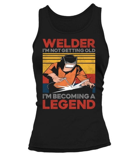 Welder Welding Vintage Retro Tank top Woman