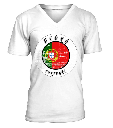 Evora Portugal Vintage V-Neck T-shirt