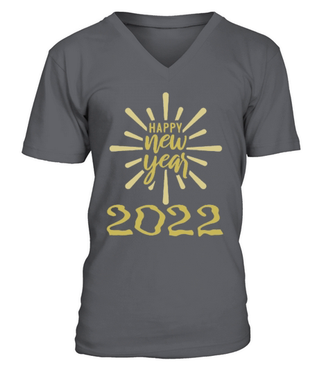 Happy New Year 2022 V-Neck T-shirt