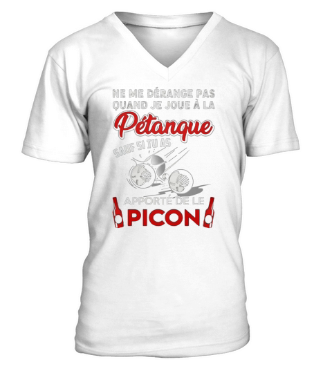 PETANQUE PICON V-Neck T-shirt