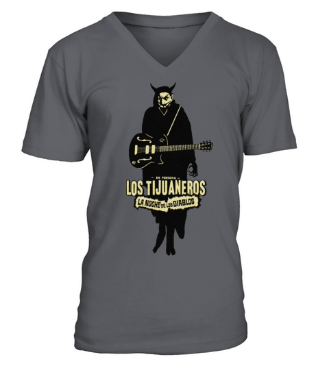 Vintage Mexican Band of Rockabilly Horror V-Neck T-shirt