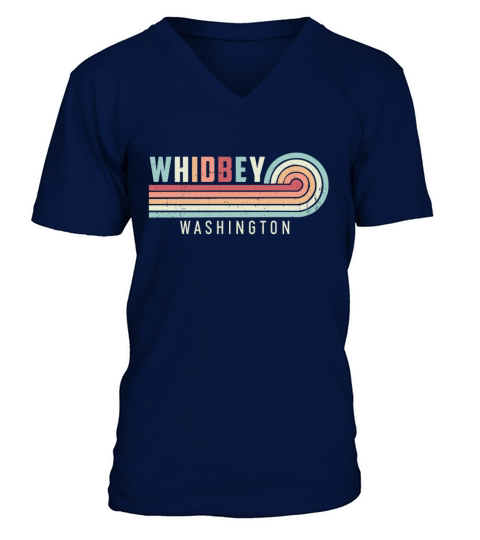 Whidbey National Park Vintage V-Neck T-shirt