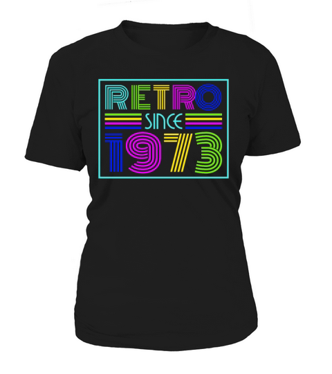 1973 Vintage born in Retro age Birthday gift idea Women's T-Shirt