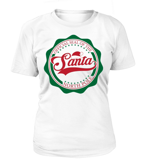 Official Seal Of The Santa North Pole Christmas Women's T-Shirt