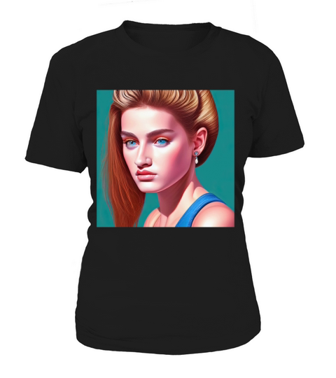 Retrowave Synthwave 80s Character Design Women's T-Shirt