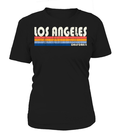 Vintage 70S 80S Style Los Angeles Ca Women's T-Shirt