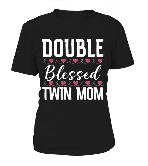 Womens Twin Mama Twin Mom to Be Pregnancy Women's T-Shirt
