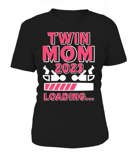 Womens Twin Mama Twin Mom to Be Pregnancy Women's T-Shirt