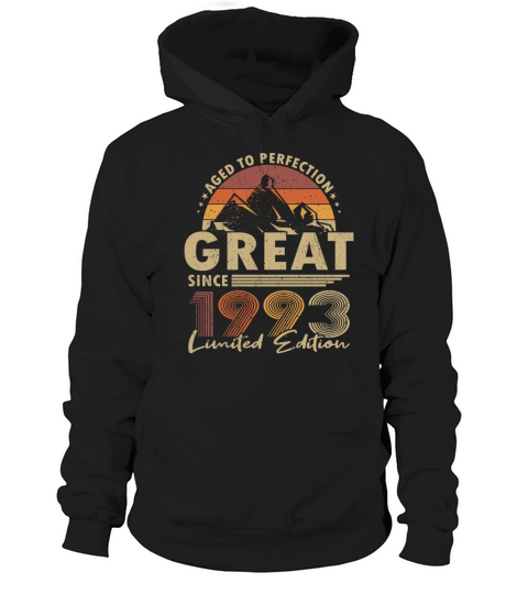 30th birthday vintage 1993 great since 1993 Hoodie Unisex