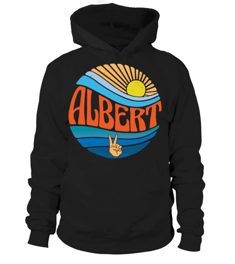 Albert Shirt Vintage Sunset Albert Groovy Tie Dye Hoodie Unisex