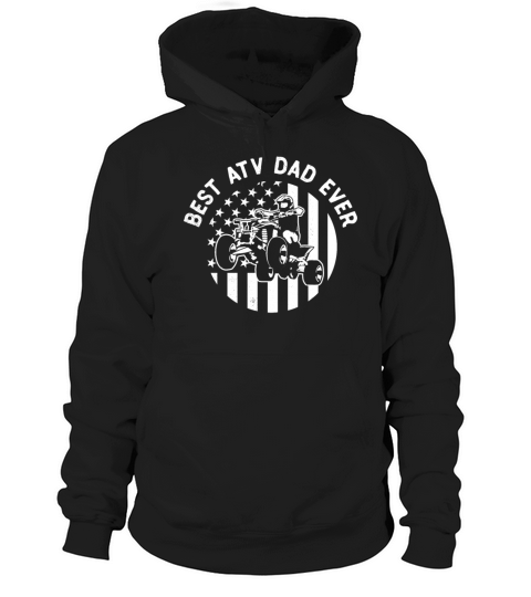 all terrain vehicles dad vintage usa flag theme Hoodie Unisex