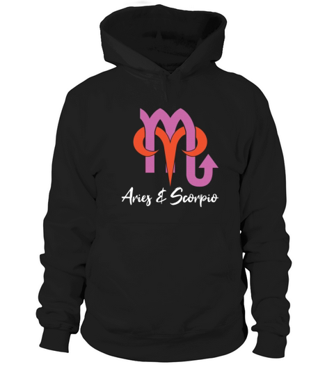 Aries and Scorpio Couples Horoscope Zodiac Hoodie Unisex