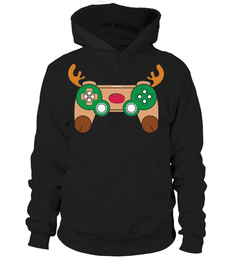 Merry Christmas Christmas Game Controller Reindeer Hoodie Unisex