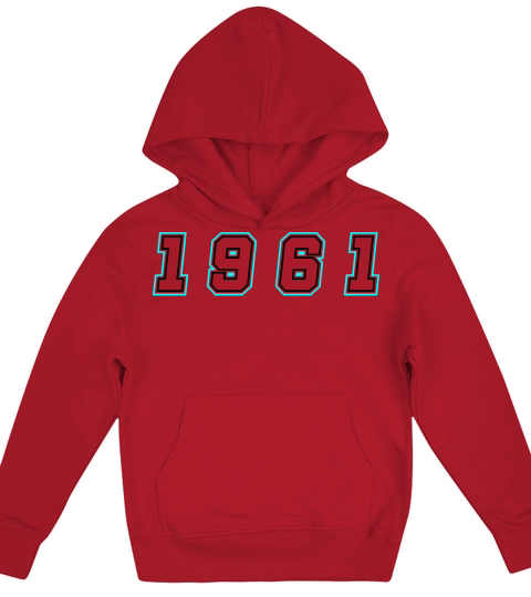 1961 Year Number Kids Hoodie