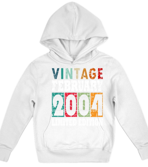 2004 February Vintage Kids Hoodie