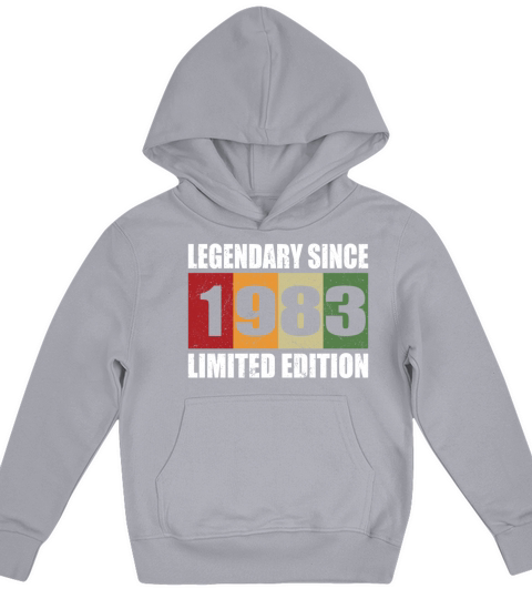 40th birthday vintage 1983 legendary since 1983 Kids Hoodie