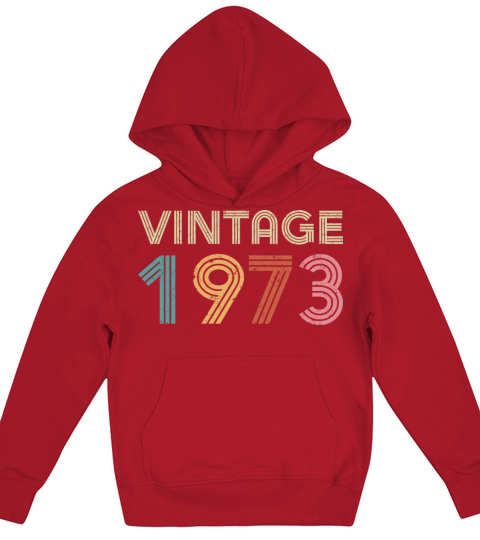 50th Birthday - Vintage 1973 Kids Hoodie