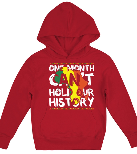 Black History Month USA Afro America African Kids Hoodie