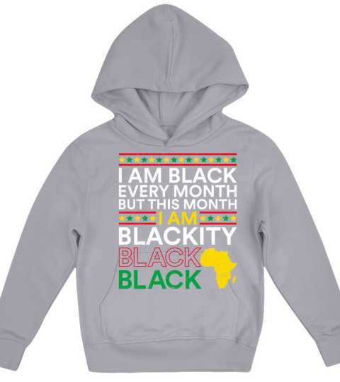 Black History Month USA History America African Kids Hoodie