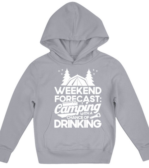 Camping Lover Gift Quote Camper Kids Hoodie