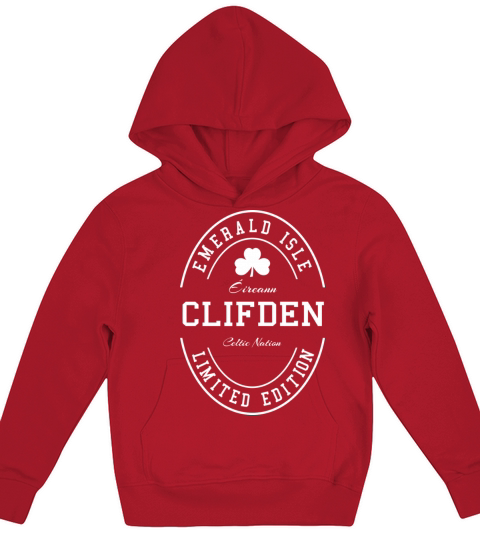 Clifden Galway Ireland Vintage Irish Souvenir Kids Hoodie