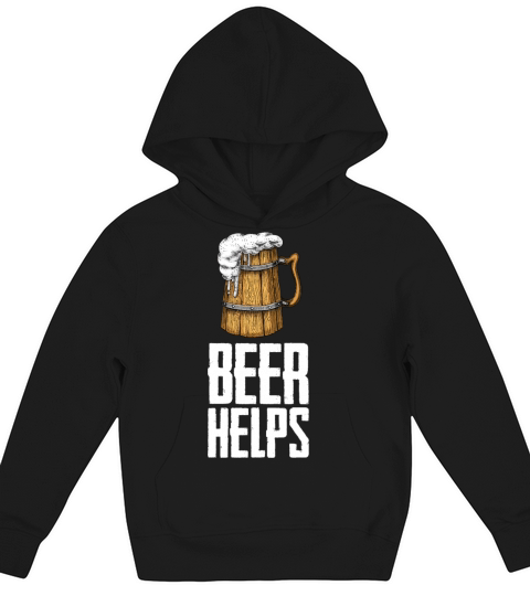 Drink Beer Beer Drinking Kids Hoodie