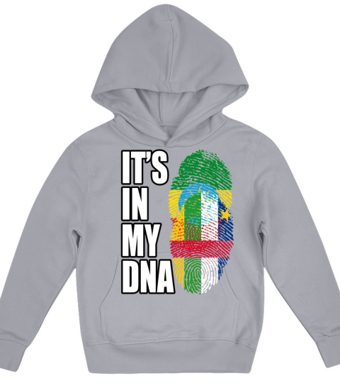 Ethiopian And Central African Mix Heritage DNA Fla Kids Hoodie