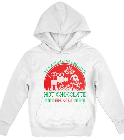 Its a christmas movies hot chocolate kind of day Kids Hoodie