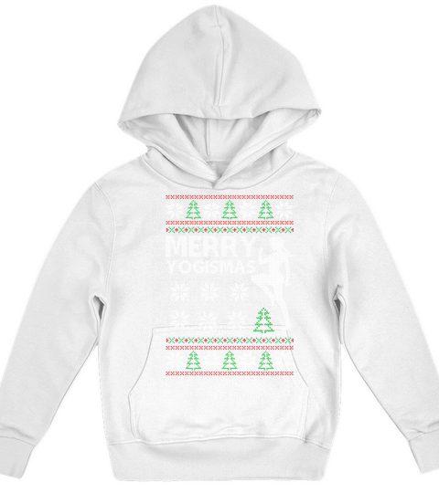 Merry yogisms ugly Christmas sweater Kids Hoodie