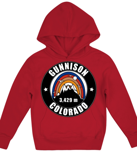 Mount Gunnison Colorado Kids Hoodie