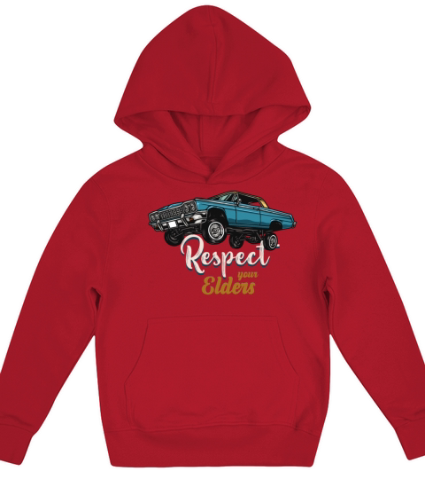 Respect Your Elders Car Enthusiast Kids Hoodie