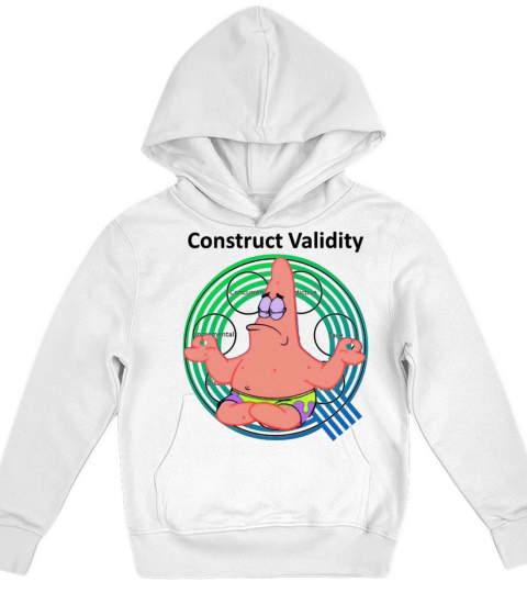 Vintage Meme Quantitude Construct Validity Kids Hoodie