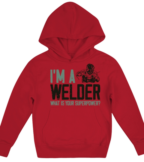 Welder Welding Vintage Im A Kids Hoodie