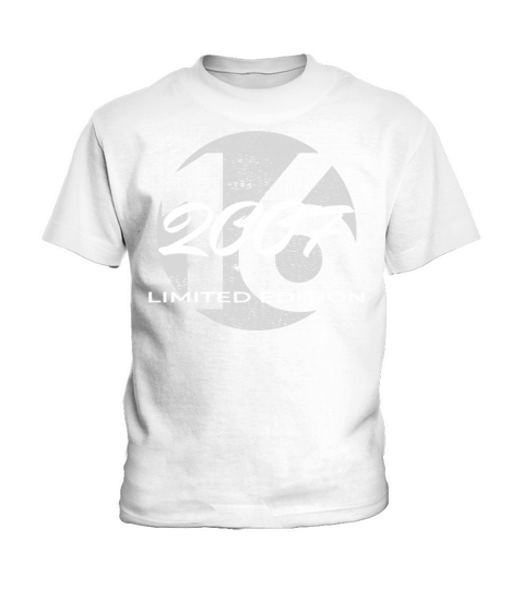 16th birthday girl boy 16 years 2007 vintage Kids T-Shirt
